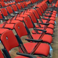 Stadthalle Eschwege, Reihenbestuhlung Saal